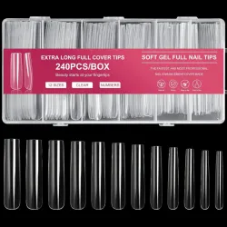 Set de 240 uñas de gel