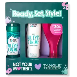 Set de Crema de Peinar, Cera y Cepillo