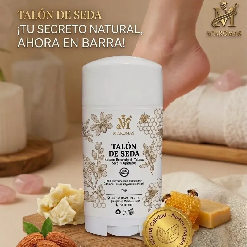 Crema Sólida Talón de Seda