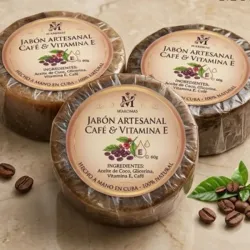 Jabón Facial de Café + Vitamina E
