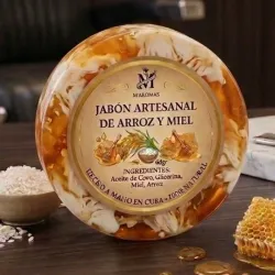 Jabón Facial de Arroz + Miel