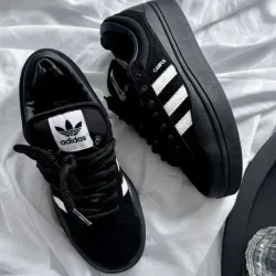 Adidas campus Bad Bunny negras y blancas 