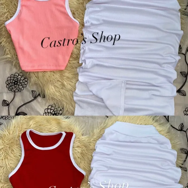 Conjunto de saya y blusa 