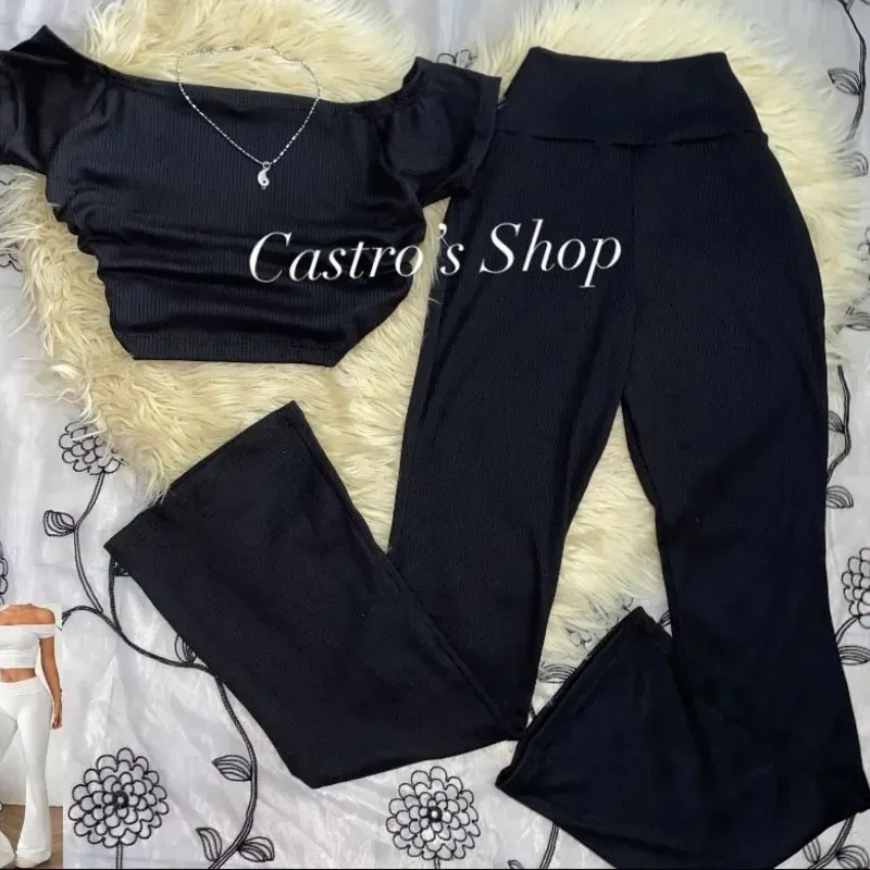 Juego de pantaloneta color entero 