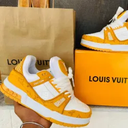 Louis Vuitton Trainer Blanco y Amarillo  
