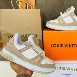 Louis Vuitton Trainer Blanco y Beige 