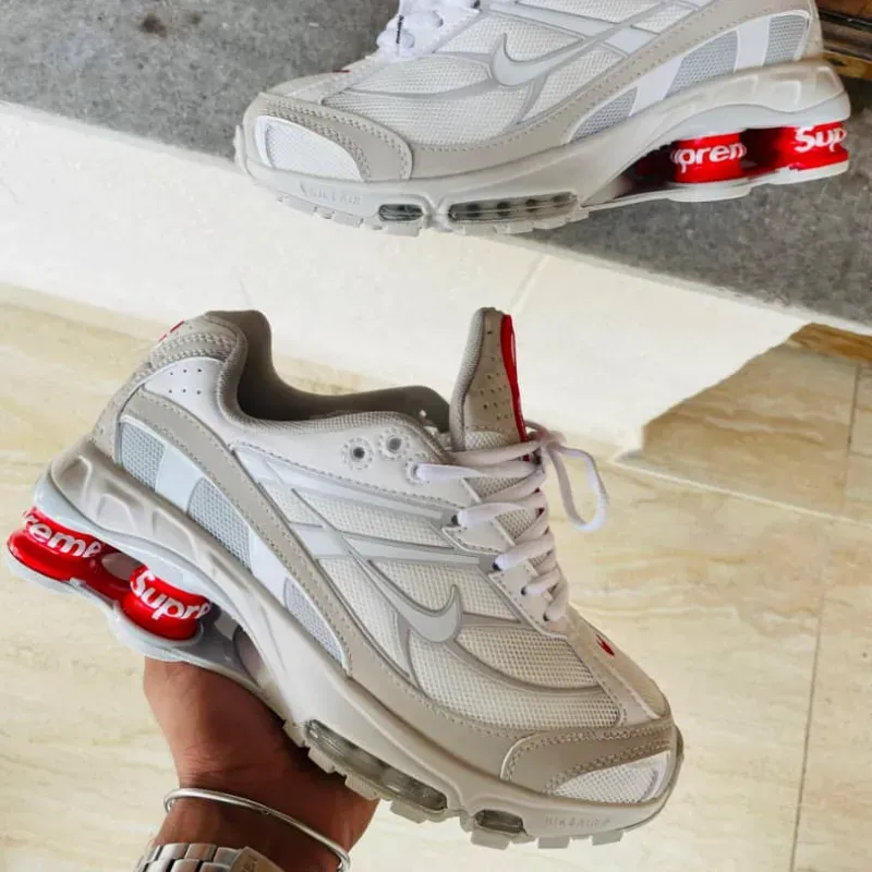 Nike Supreme Blanco con detalles Rojo(G5) 