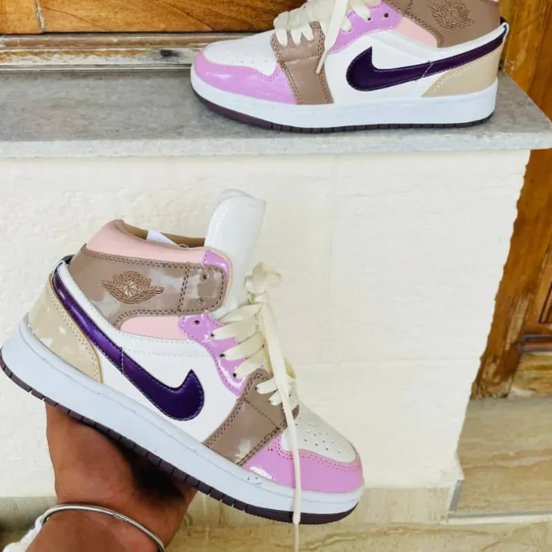 Retro One Rosa Tricolor de Charol