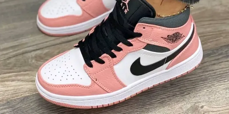 Retro one rosadas y blancas 