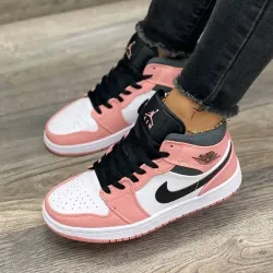 Retro one rosadas y blancas 