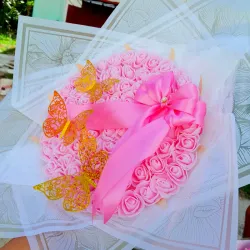 100 rosas pequeñas en foami ❤️