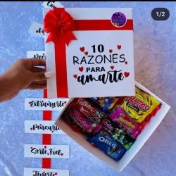 Caja 10 Razones para amarte ❤