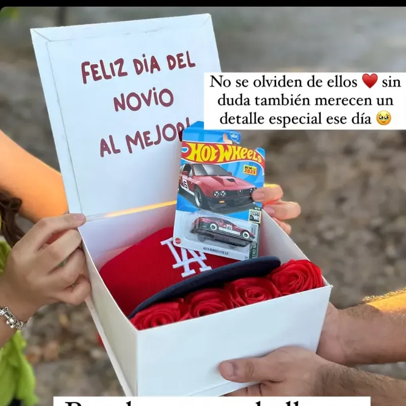 Caja sorpresa al mejor novio