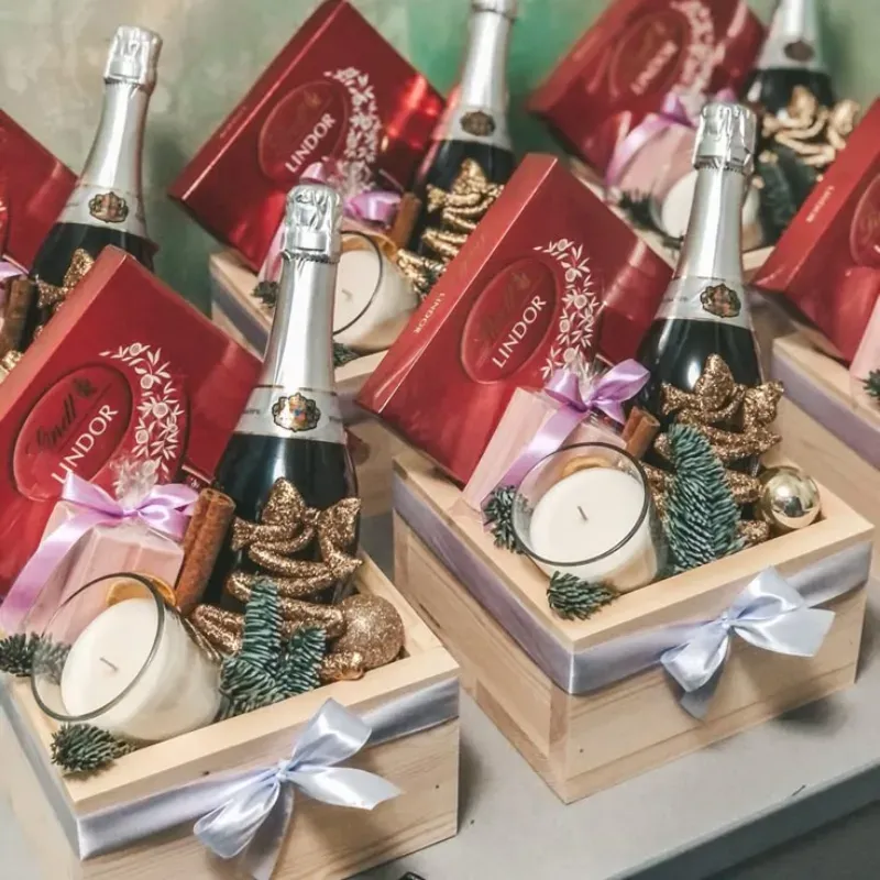 Cajita navideña nuevo año