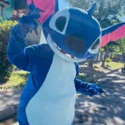 Entrega con peluche de stich