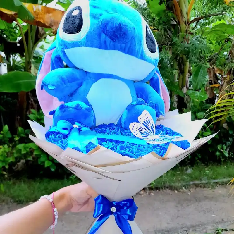 Ramo con peluche de Stich Gigante ❤