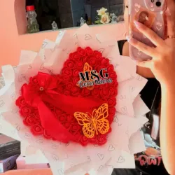 Ramos corazon en foami ❤️