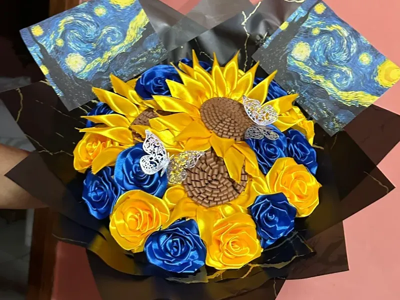 Rosas en satin ❤️