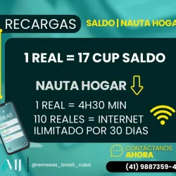 Recarga Saldo y Nauta Hogar