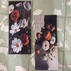 2 flores 🧡🖤