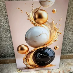Bolas negras blanca y dorada ⚪️⚫️✨
