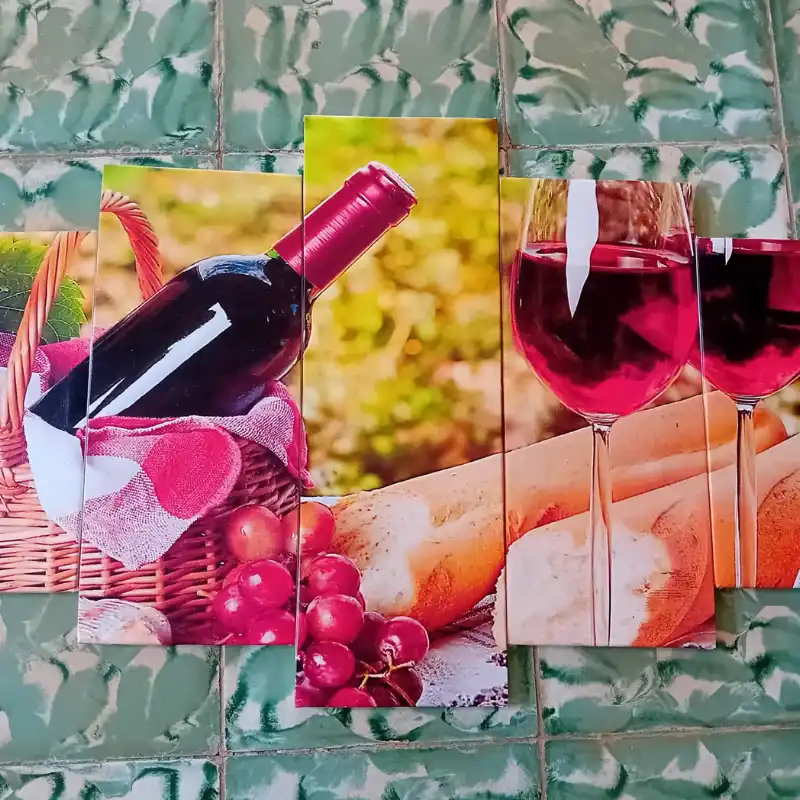 Cestas con 2 copas🍷🍷