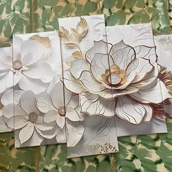 Flores blancas y doradas 2.0⚜️