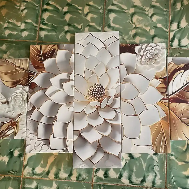 Flores blancas y doradas 3.0⚜️