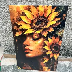 Mujer y girasol 🌻
