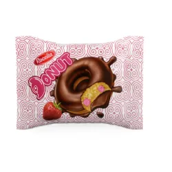 Donut rellena de fresa 