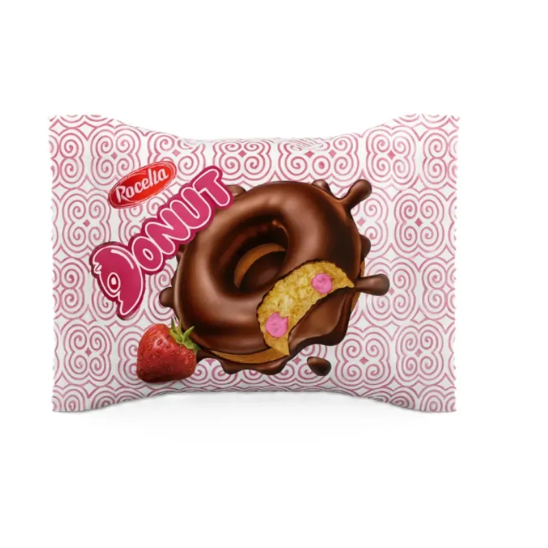 Donut rellena de fresa 