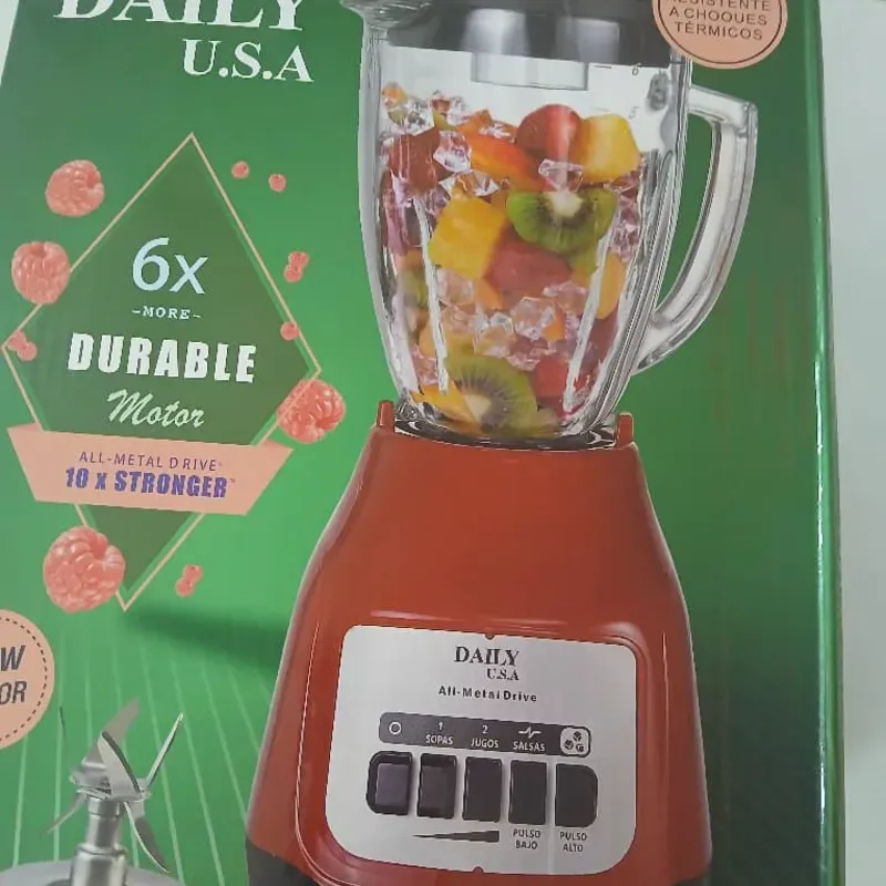 Licuadora (Vaso de Cristal)