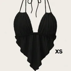 Blusa con vuelos estilo playero