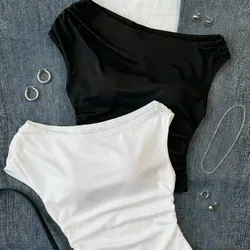 Blusas elegantes colores blanca y negra