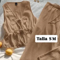 Conjunto de pantaleta y chaleco