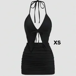 Conjunto de playa de saya y blusa