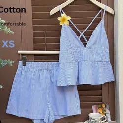 Conjunto de short y blusa de verano