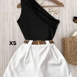 Conjunto de short y blusa elegantes