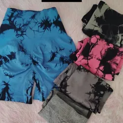 Licras cortas levanta glúteos marmoleadas