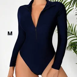 Trusa mangas largas color azul oscuro