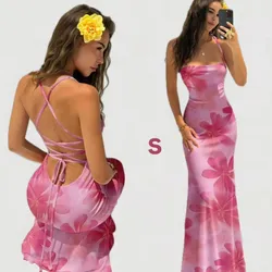 Vestido de verano amarrado a la espalda
