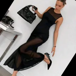 Vestido negro elegante