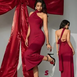 Vestido rojo elegante