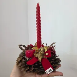 Portavelas de navidad