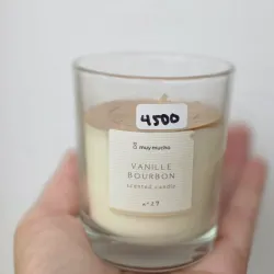 Vela aromática / vaso de cristal