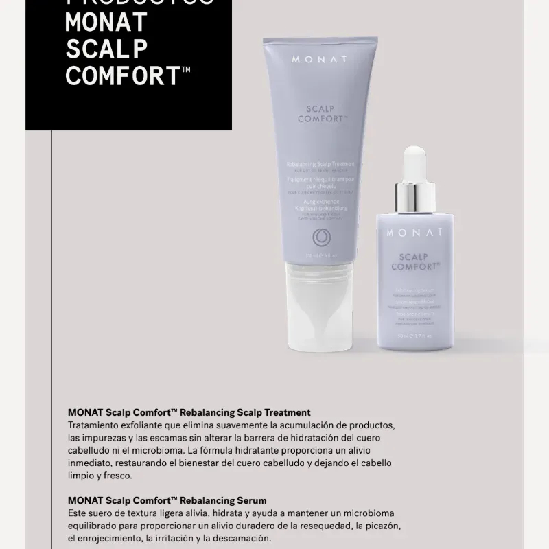 Cabello con resequedad, irritacion y escamas- Scalp Comfort