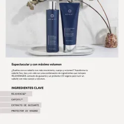 Cabello fino, liso y sin vida- Máximo volumen 