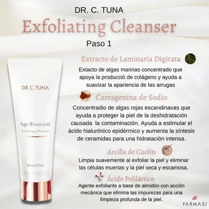 Limpiador Exfoliante Age Reversist de Dr. C. Tuna