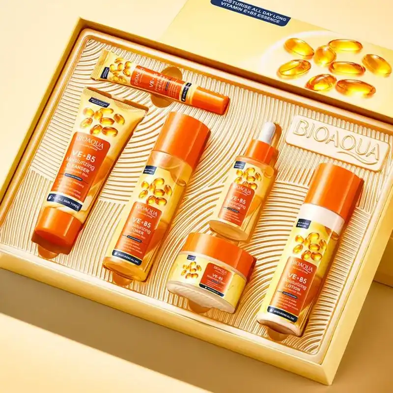 ☀️💛 ¡Luce una piel radiante, suave y llena de vida con el set Bioaqua VE + B5! 💛☀️