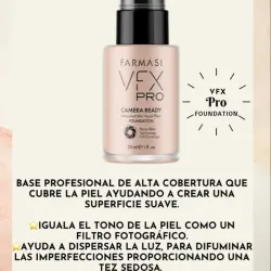 VFX Pro Foundation de Farmasi es la base profesional que te deja la piel lista para cámara en segundos.